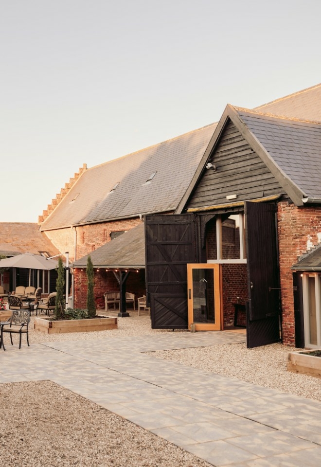 Copdock Hall courtyard