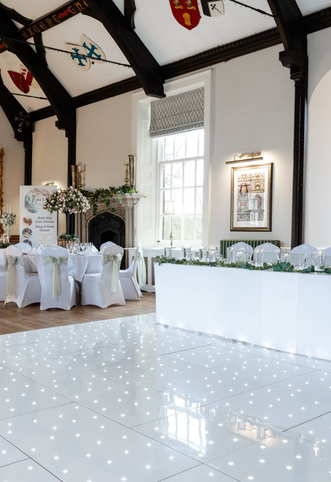 Dance floor in the Great Hall