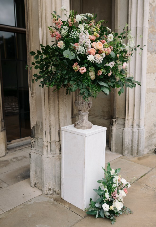 wedding, flowers, wedding flowers, stately home