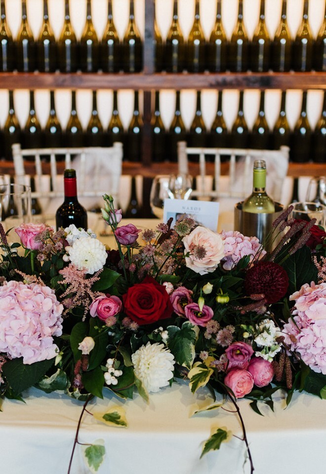 top table flowers