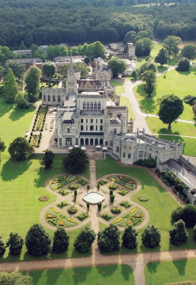 Aerial Shot Ashridge House