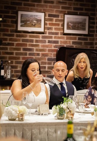 Dean Leavy Magician entertaining the bride and groom