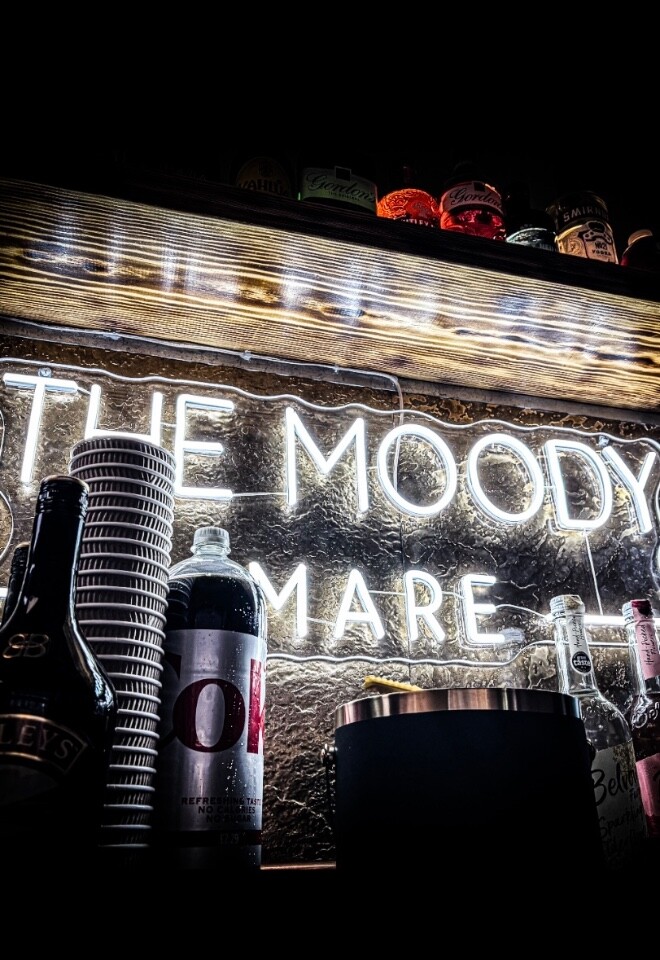 Fully stocked bar