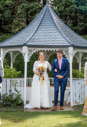 Outdoor Wedding Ceremony Hockwold Hall