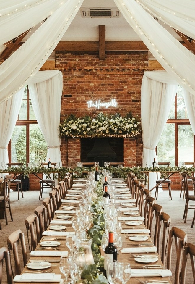 Beautiful Barn Set Up at Westerham Golf Club