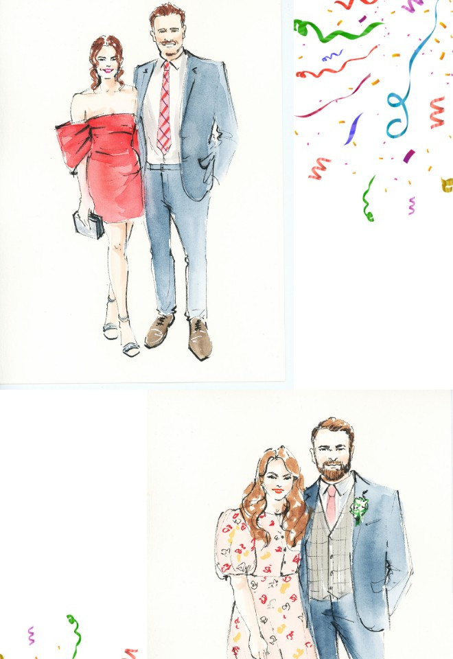 A5 LIVE GUEST ILLUSTRATIONS