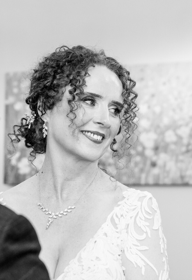 A happy bride (www.davecoxphoto.co.uk)