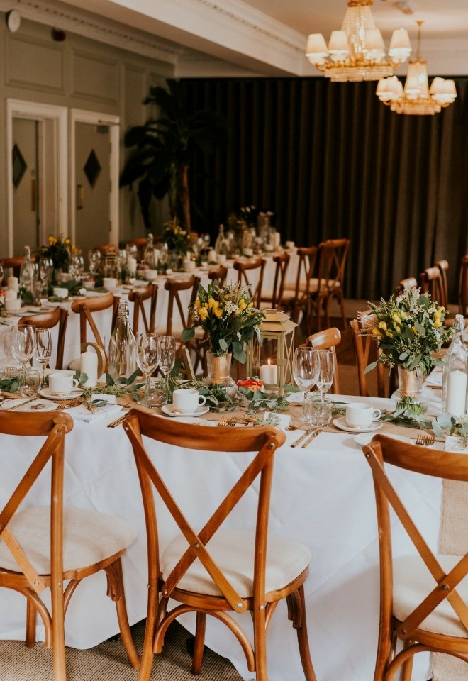 Wedding Breakfast in the Garden Restaurant