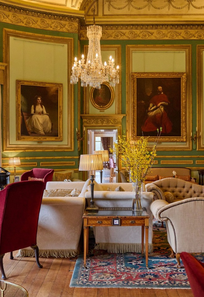 Drawing Room at Swinton Park Hotel