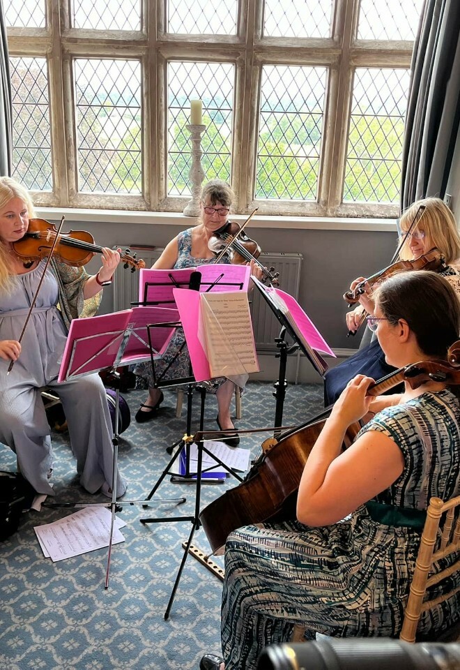 Wigornia String Quartet wedding music in the Midlands