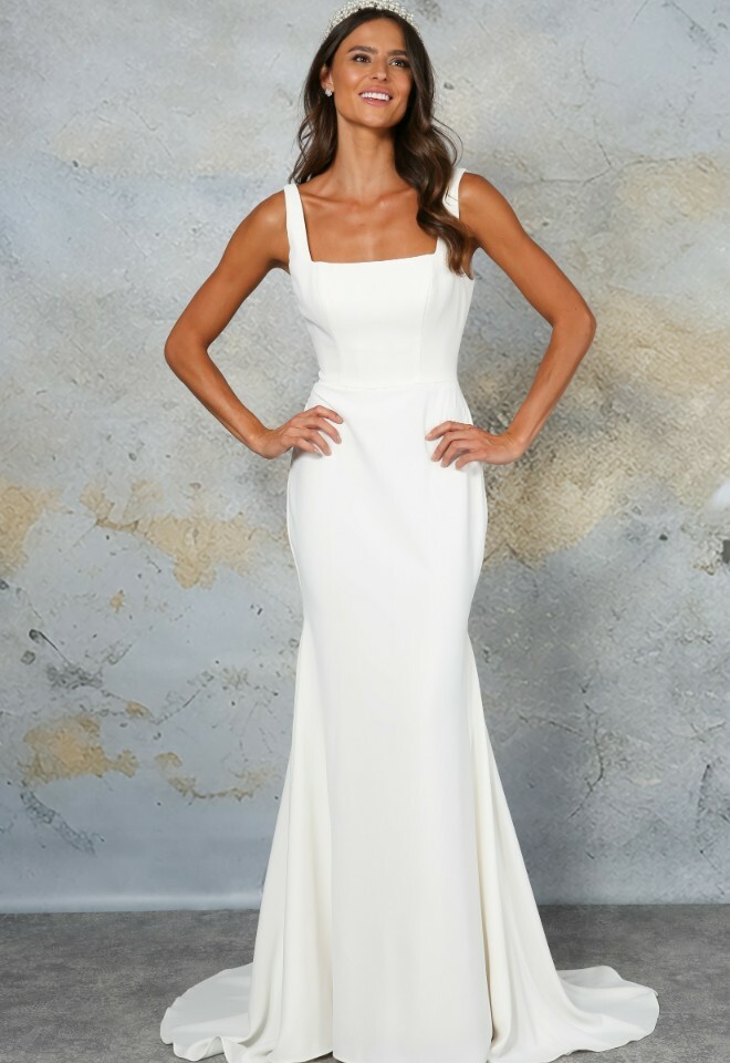 simple wedding dress