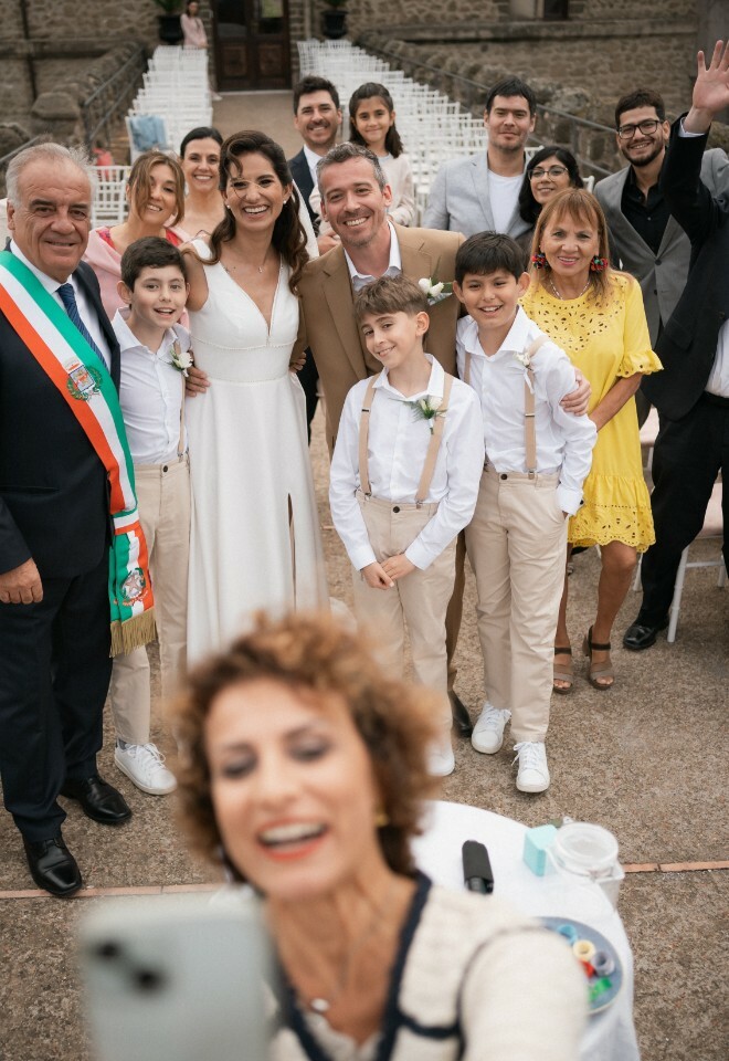 Rome castle - Couple from Chile - legal wedding