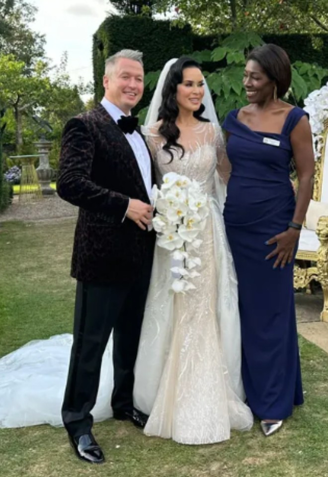 Wedding taking place in grounds of a castle