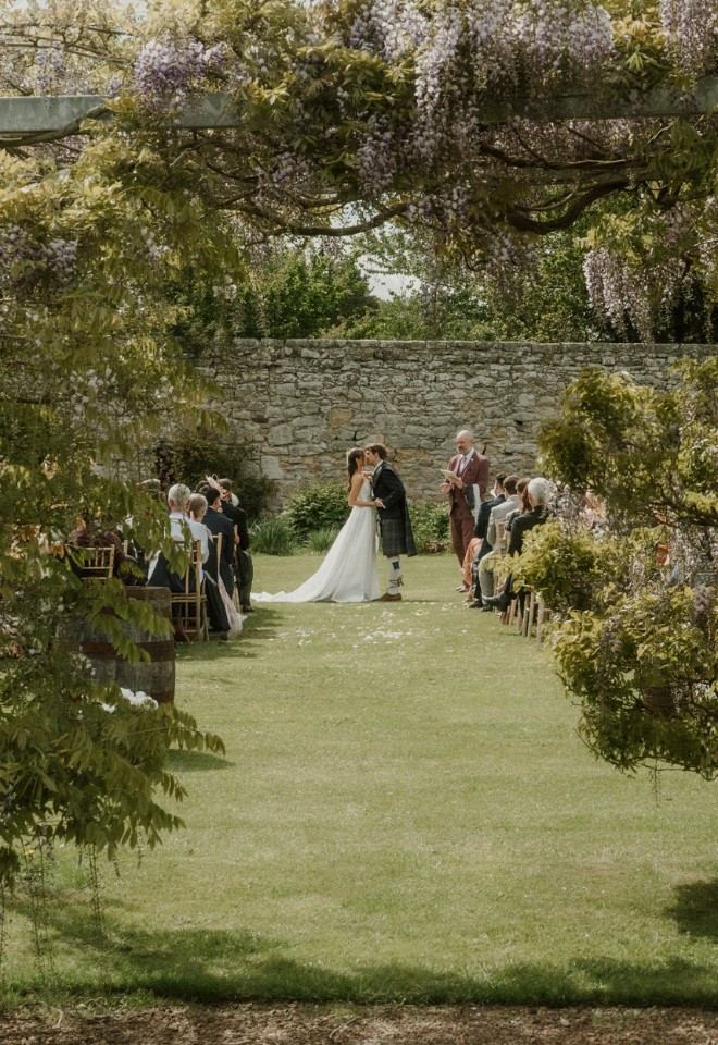 Spring time Outdoor Ceremony