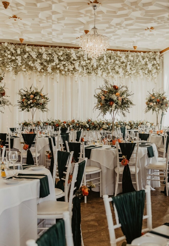 Wedding Breakfast Set Up