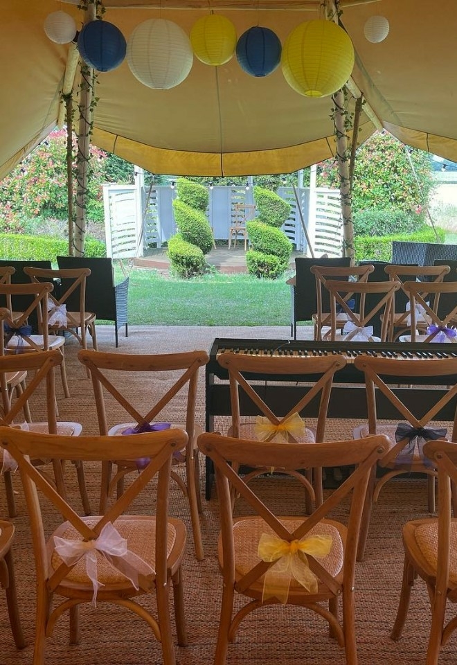 Sywell Grange Outdoor seating