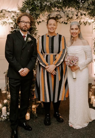 Twilight Wedding ceremony - Celebrant - HertfordshireJ & L   