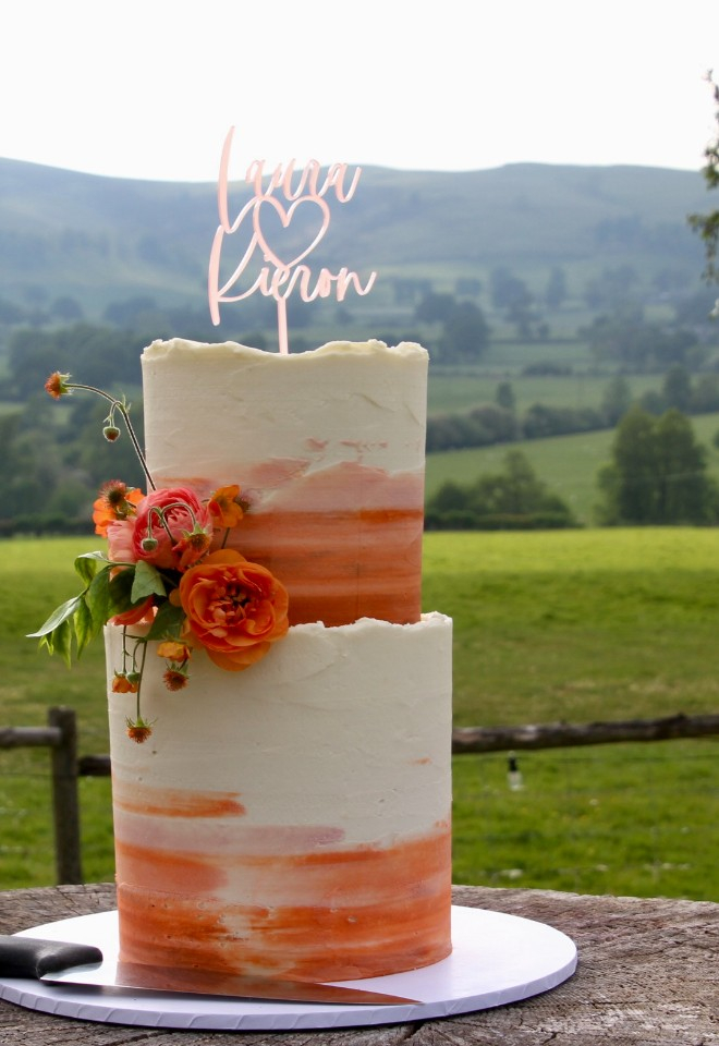 Cutting the cake