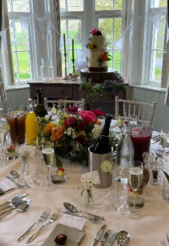 Summer wedding in Loch Wharral Suite at Glen Clova