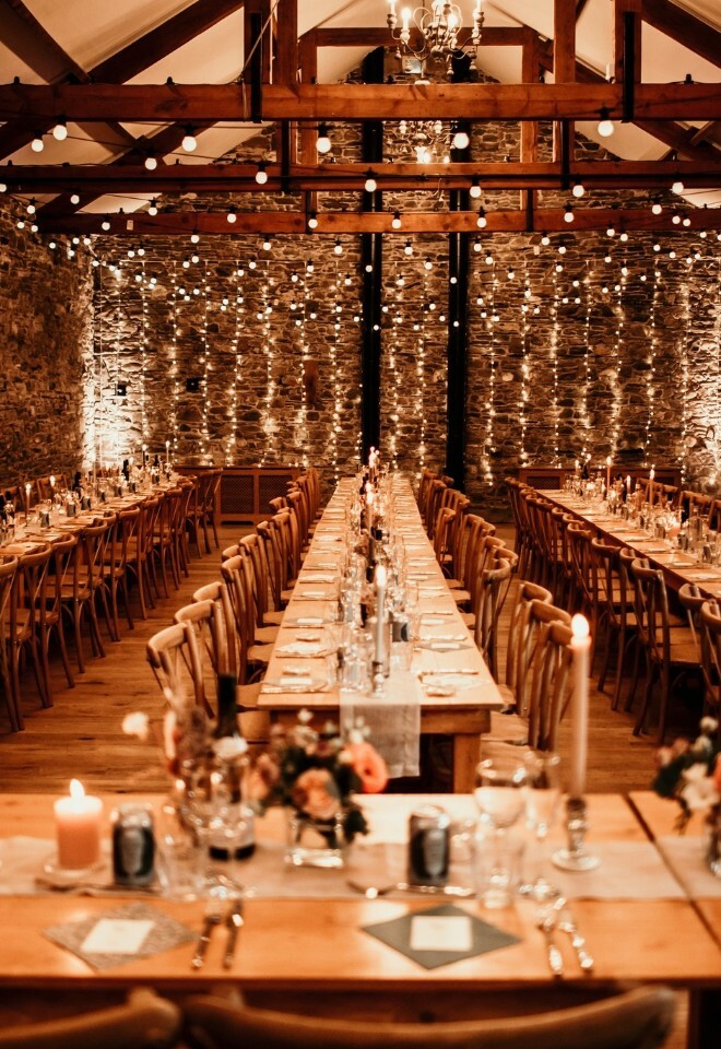 Rustic barn wedding venue lake district