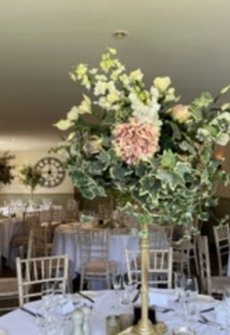 Terrace , Wedding Breakfast, Wedding Flowers