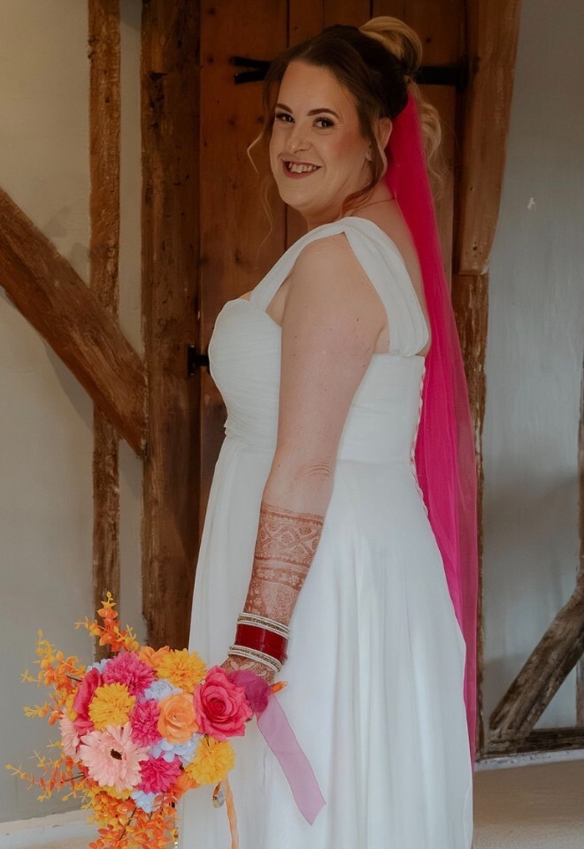 Bridal wedding morning
