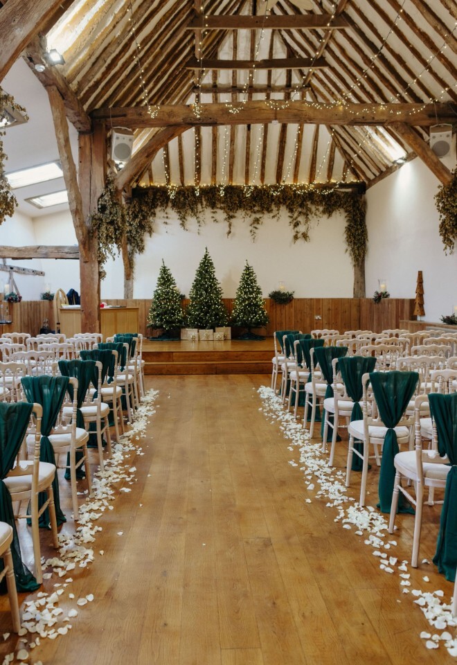 Inside Ceremony- Barn 