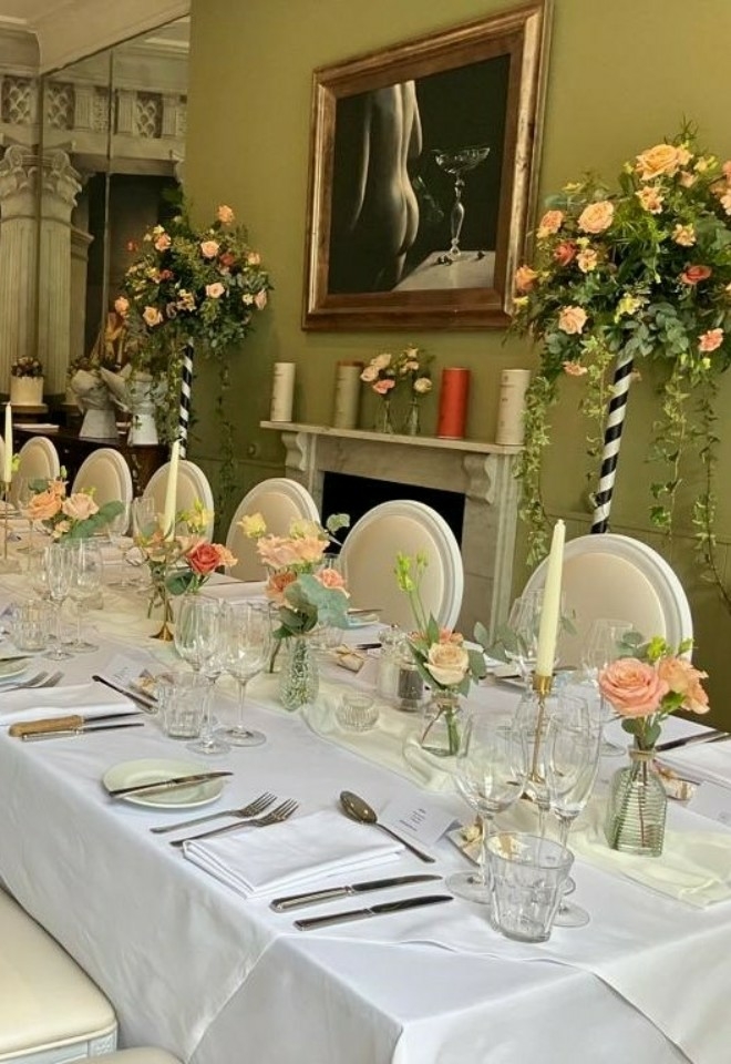 Wedding Breakfast at Hotel Du Vin York