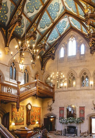 Matfen Hall Pretty Interior luxury wedding venue in Northumberland