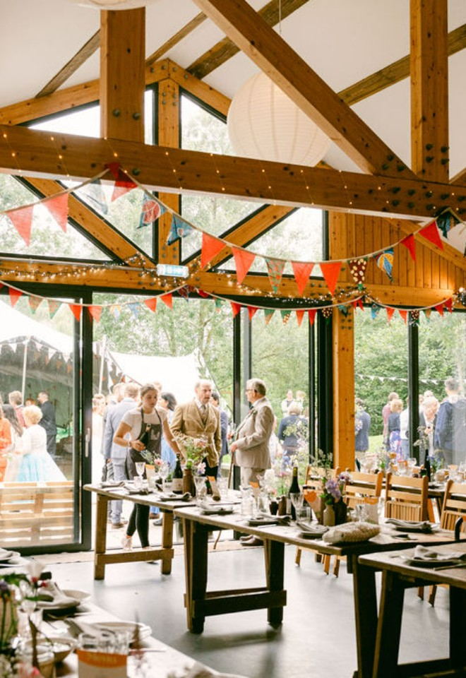 Higher Holcombe rustic wedding barn venue  