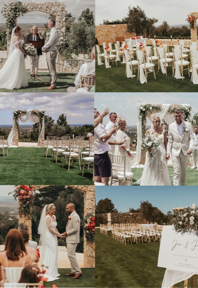 Wedding Ceremonies at Casa Monte Cristo