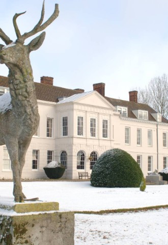 Gosfield Hall in the snow