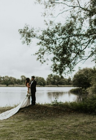 Lakeside wedding venue perfect for photographs at De Vere Cotswold Water Park.