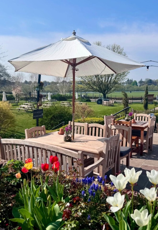 Garden Terrace at the Architect Chester Wedding Venue in Cheshire.