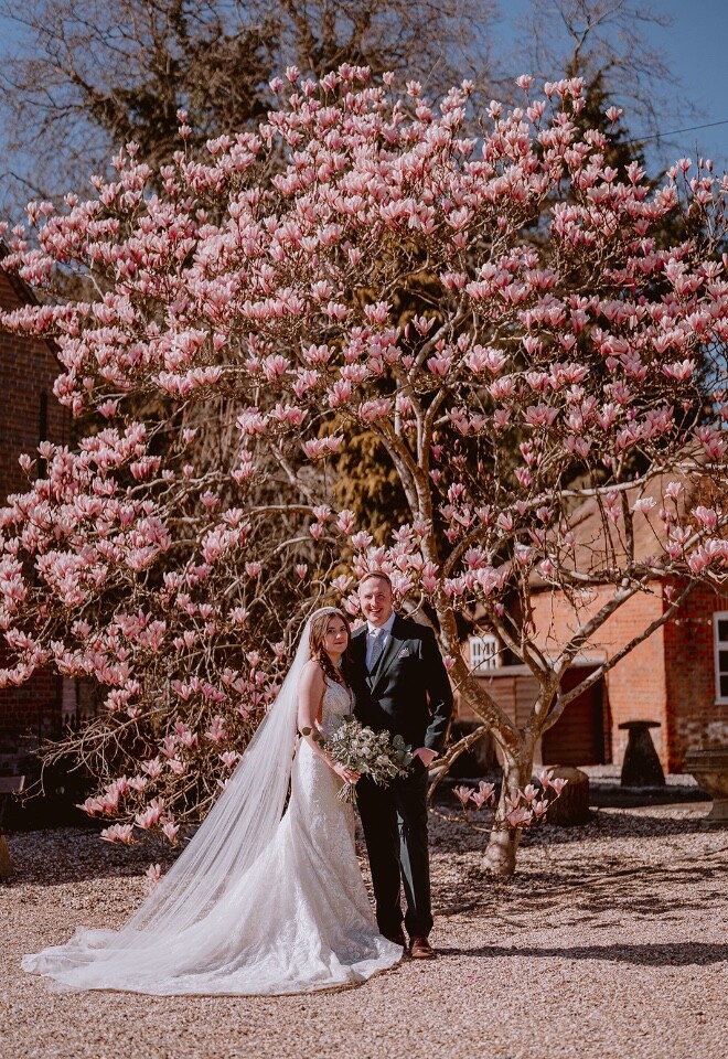 A March Wedding at The Old Mill - Magnolia Tree Spring