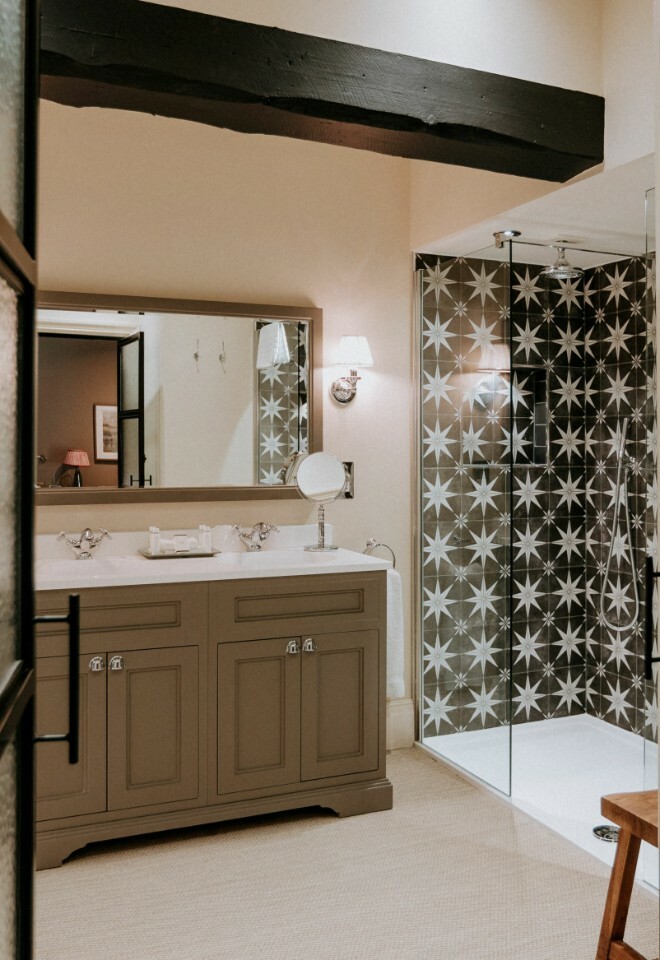 Bathroom at Swinton Park Hotel