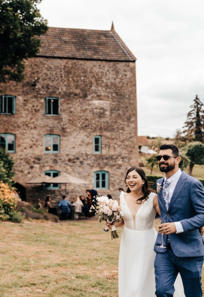 Happy Couple Wedding Day