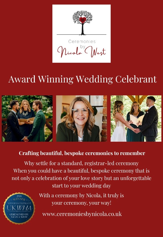 Nicola West Celebrant, Leaflet 
