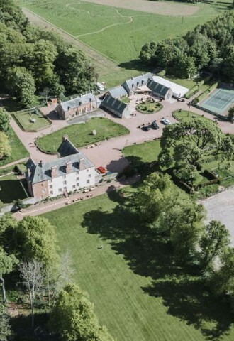 Aerial View of Wedderlie House and Grounds, 50 acres, outdoor activities, outdoor ceremonies, indoor ceremonies, barns, accommodation