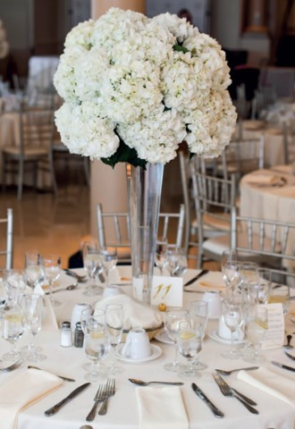 Flower arrangement centrepiece at Voco St Johns Solihul, West Midlands