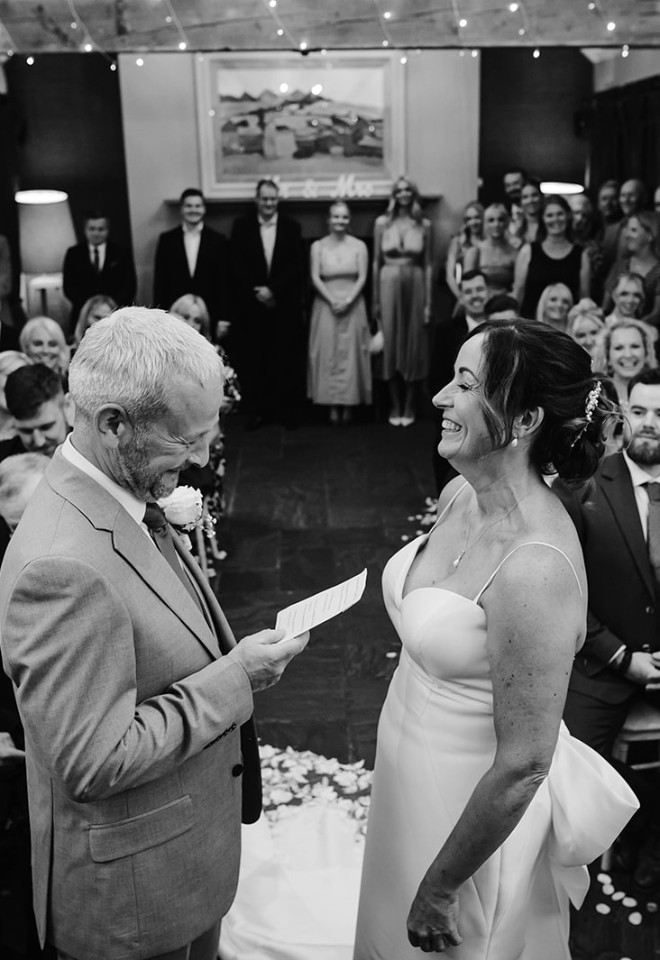 Making it official in front of those who matter most 