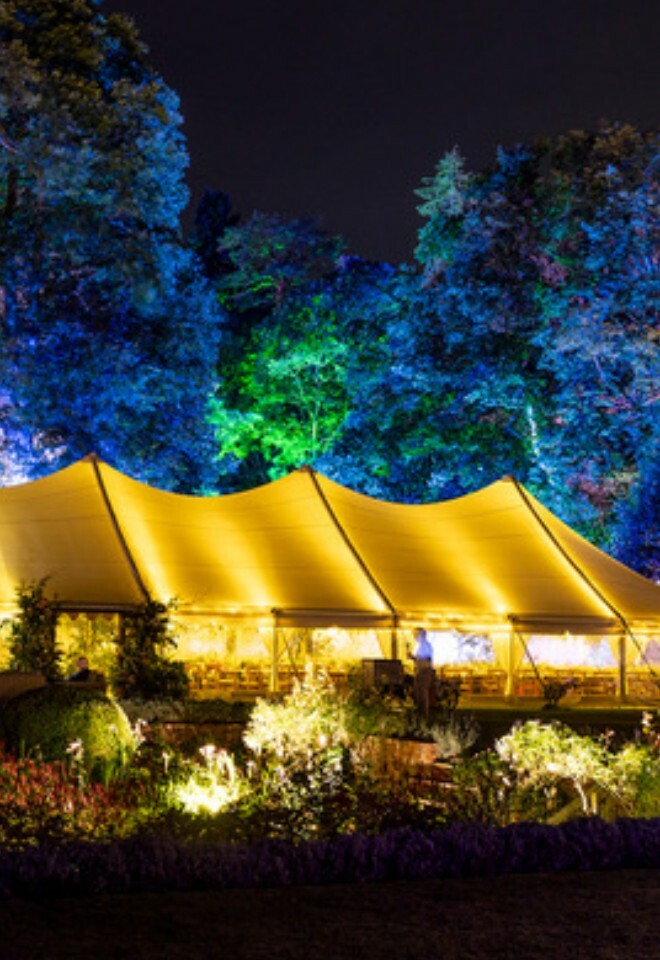 Marquee lighting tree lighting