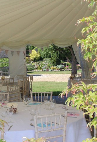 light airy marquee
