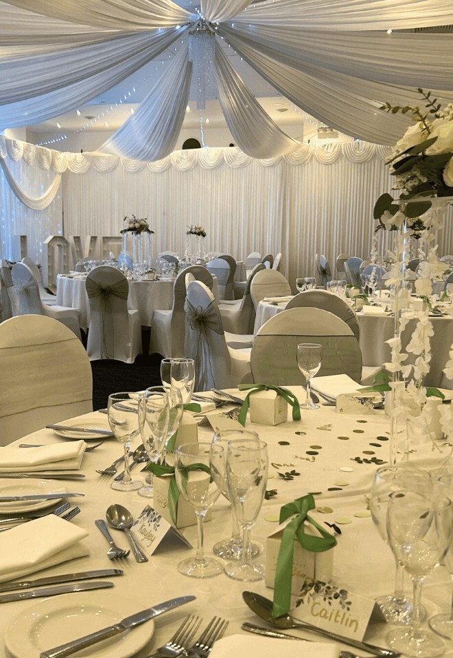 Sage Green Wedding Breakfast