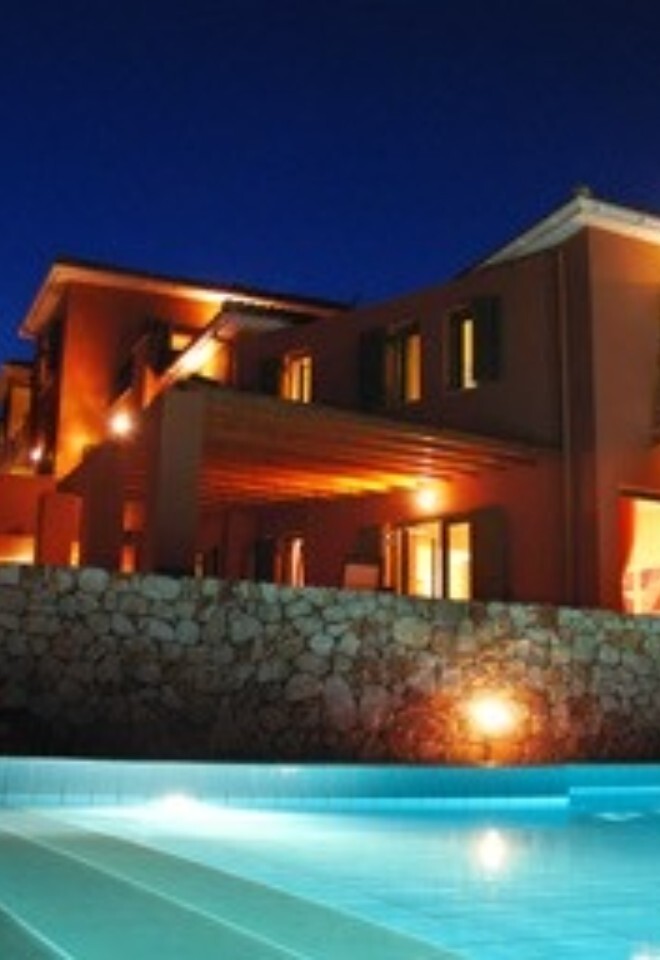 Villa Brio Wedding Venue by Night 