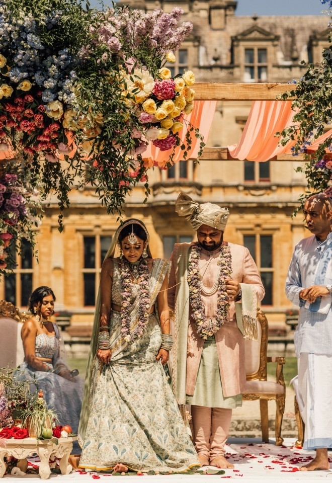 Westonbirt House Asian Wedding outdoors