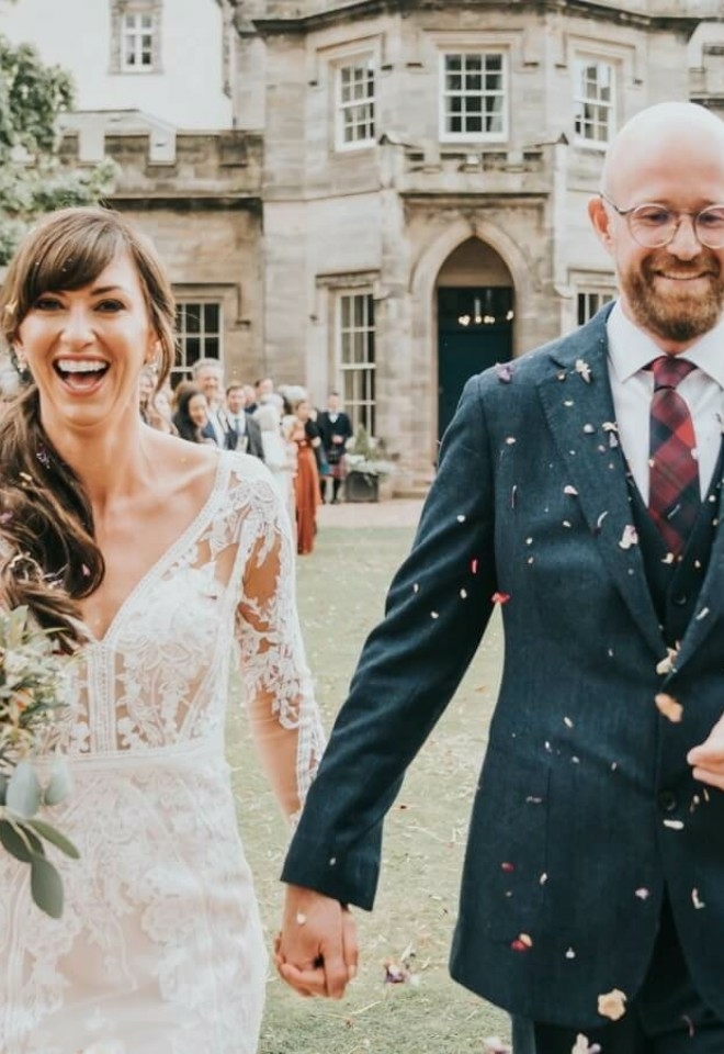 Summer Wedding at Winton Castle Estate in Scotland