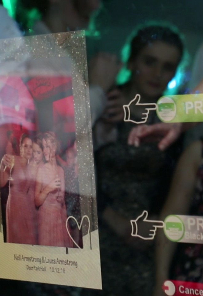 Photo print screen custom template