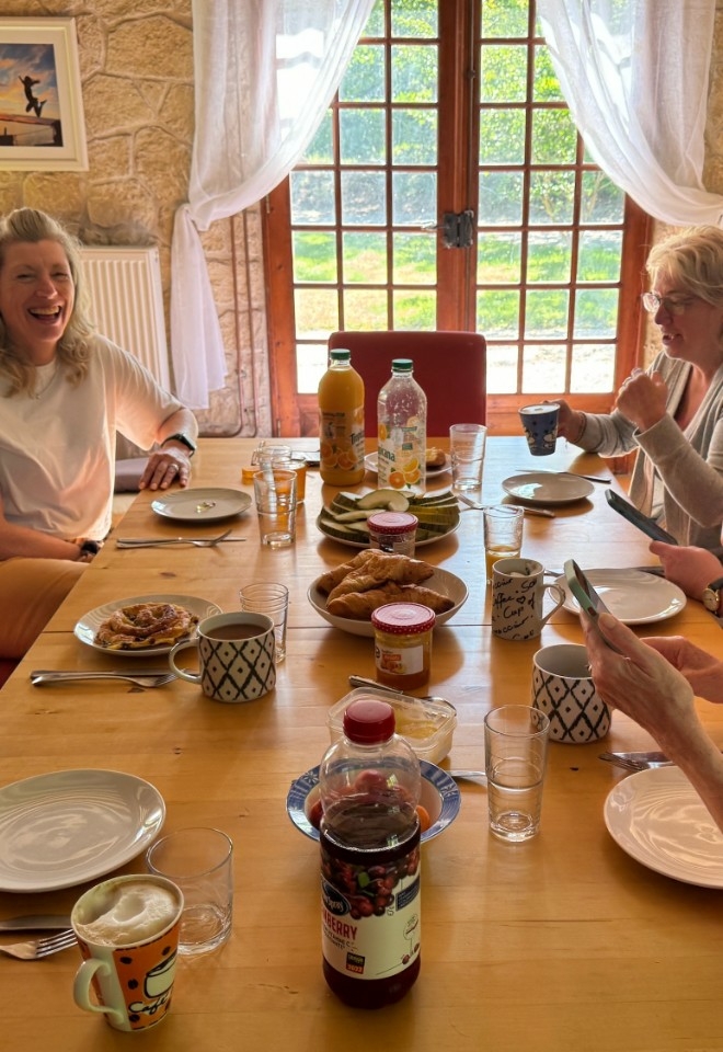 French breakfast in Clerac