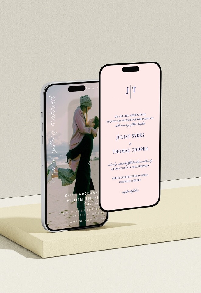 Digital invitations for weddings